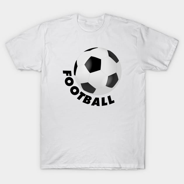 Football ball T-Shirt by STARSsoft